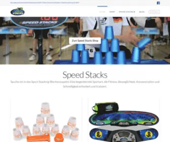 Speedstacks.de(Offizieller Speed Stacks Shop Deutschland) Screenshot