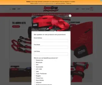 Speedstrap.com(Home Page) Screenshot