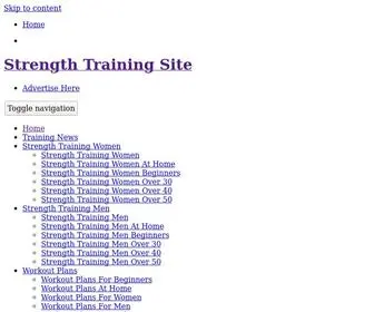 Speedstrengthtraining.com(UPDATED January 2020) Screenshot