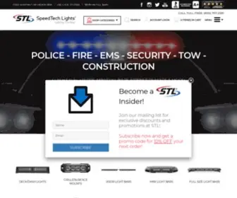 Speedtechlights.com(LED Police Lights) Screenshot