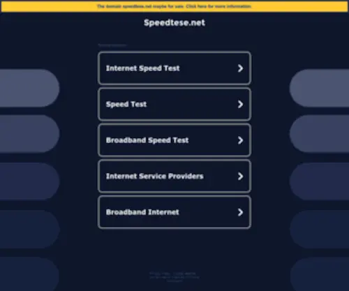 Speedtese.net(Speedtese) Screenshot