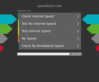 Speedtest.com(Dit domein kan te koop zijn) Screenshot