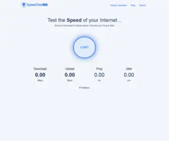 Speedtestgo.com(Test your internet speed) Screenshot