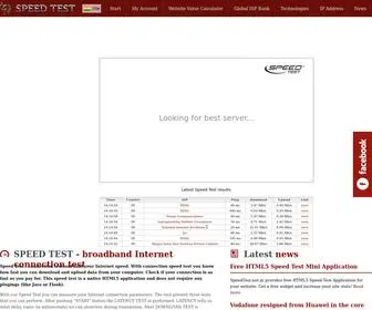 Speedtest.net.in(Speed Test) Screenshot