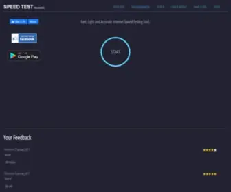 Speedtest.net.pk(Speed Test) Screenshot