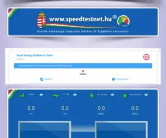 Speedtestnet.hu(✅ Internet sebességmérés) Screenshot