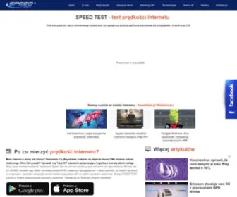 Speedtest.pl(Speed Test ®) Screenshot