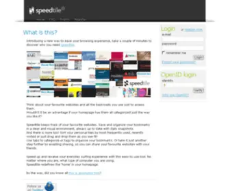 Speedtile.net(Your bookmarks) Screenshot