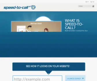 Speedtocall.com(Click-to-Call For Email) Screenshot