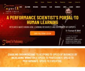 Speedtoproficiency.com(Speed To Proficiency Research) Screenshot