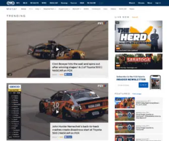 Speedtv.com(SPEED Motorsports) Screenshot