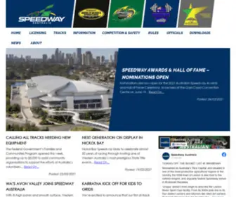Speedwayaustralia.org(Speedway Australia) Screenshot