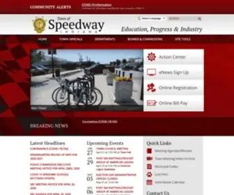 Speedwayin.gov(Speedway, IN) Screenshot
