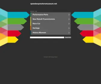 Speedwaymotorsmuseum.net(Speedwaymotorsmuseum) Screenshot