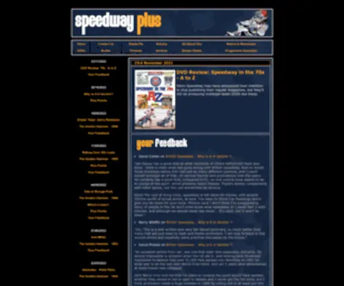 Speedwayplus.com(Speedway) Screenshot