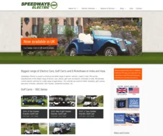 Speedwaysev.com(Electric Cars) Screenshot