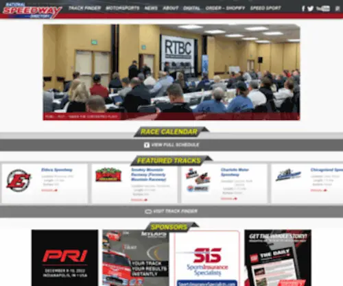 Speedwaysonline.com(National Speedway Directory) Screenshot