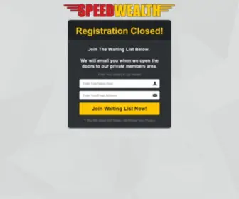 Speedwealth.net(Speedwealth) Screenshot