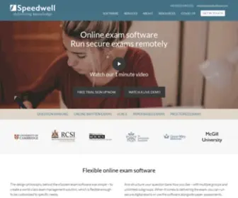 Speedwell.co.uk(Online Exam Software) Screenshot