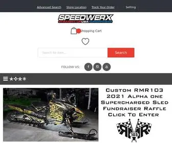 Speedwerx.com(The Worldwide Leader in Arctic Cat Snowmobile and Arctic Cat Off Road Performance Products) Screenshot