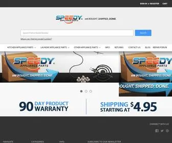 Speedyapplianceparts.com(Speedy Appliance Parts) Screenshot