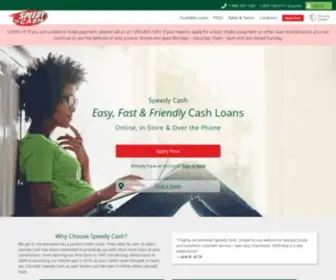 Speedycash.com(Loans from $50) Screenshot