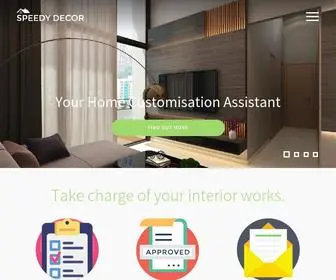 Speedydecor.com(Interior Renovation) Screenshot