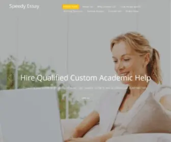 Speedyessay.com(Best Essay Writing Services) Screenshot