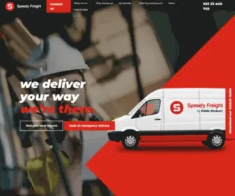 Speedyfreight.co.uk(National Same Day Courier Service) Screenshot