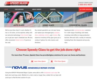 Speedyglass.com(Speedy Glass your auto) Screenshot