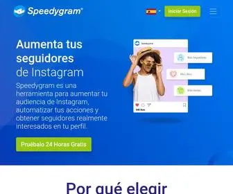 Speedygram.co(Aumenta tus seguidores en Instagram) Screenshot