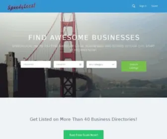 Speedylocal.com(SpeedyLocal SpeedyLocal) Screenshot