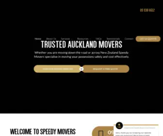 Speedymovers.co.nz(Speedy Movers) Screenshot