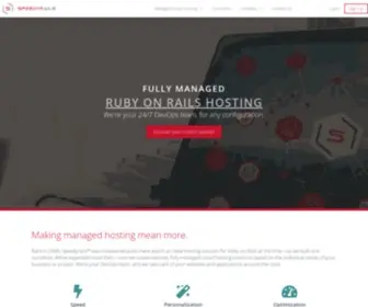 Speedyrails.com(Canadian Managed Cloud Hosting Solutions) Screenshot