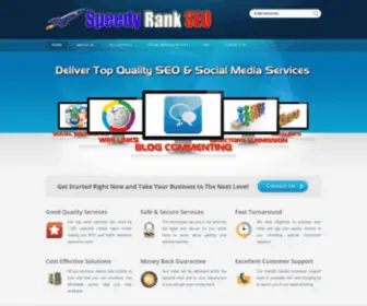 Speedyrankseo.com(SEO Backlink Services) Screenshot