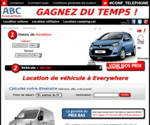 Speedyrent.fr(Sites Internet pour loueur) Screenshot