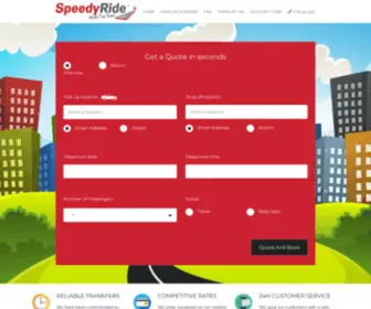 Speedyride.co.za(Speedy Ride) Screenshot