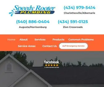 Speedyrooter.com(Speedy Rooter Plumbing) Screenshot