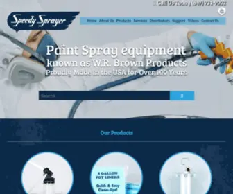 Speedysprayer.com(Speedy Sprayer) Screenshot