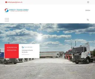 Speedytrans.ch(Nationales & internationales Transportunternehmen) Screenshot