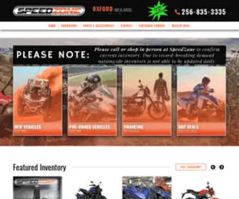 Speedzoneoxford.com(SpeedZone Motorsports Oxford) Screenshot