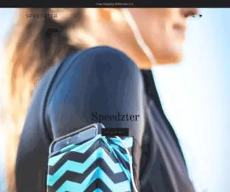 Speedzter.com(Speedzter Comfortable Cell Phone Arm Bands That Stay Put) Screenshot