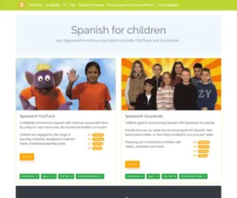 Speekee.com(Where kids learn to speak Spanish together) Screenshot