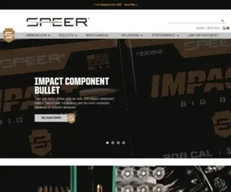 Speer-Ammo.com Screenshot