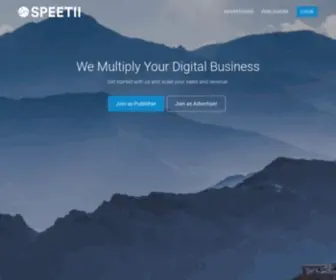 Speetii.com(Speetii performance network) Screenshot