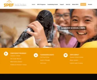 Spef4Kids.org(South Pasadena Educational Foundation) Screenshot