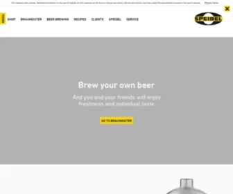 Speidels-Braumeister.de(Home brewing equipment made of stainless steel) Screenshot