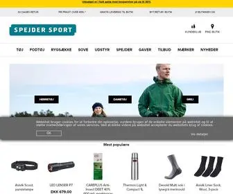 SpejDersport.dk(Friluftsudstyr og vandreudstyr) Screenshot