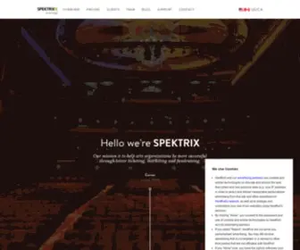 Spektrix.com(Box office) Screenshot