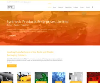 Spelgroup.com(Synthetic Products Enterprises Limited) Screenshot